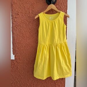 Primary Recess Girls Dress Banana Yellow Size 8-9